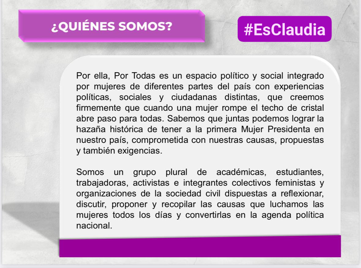 Por Ella, por Todas quiénes son