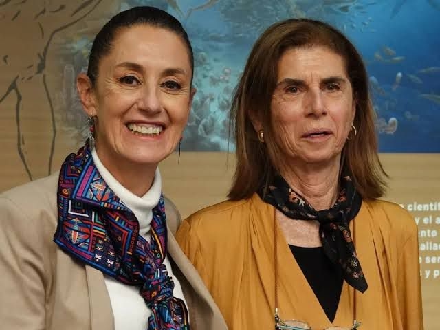 Annie Pardo y Claudia Sheinbaum