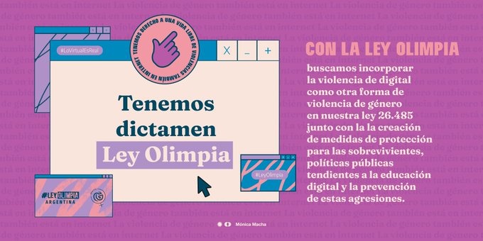 dictamen Ley Olimpia en Argentina