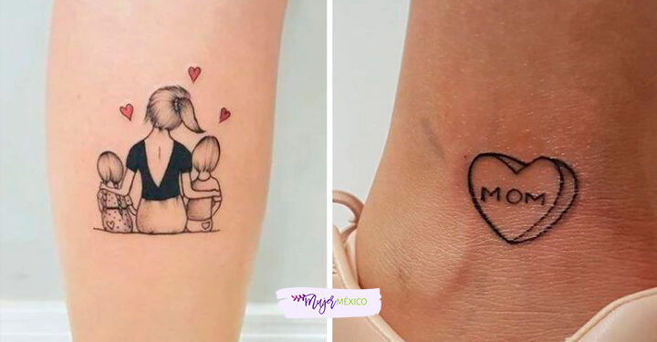 Tatuajes para mamá e hija: diseños