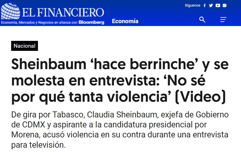 Sheinbaum El Financiero