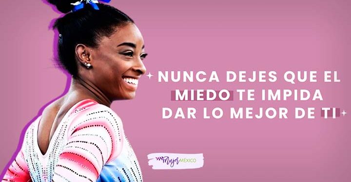 Simone Biles frases para inspirar y ganar confianza