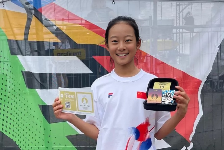 Zheng Haohao atleta más joven en París 2024