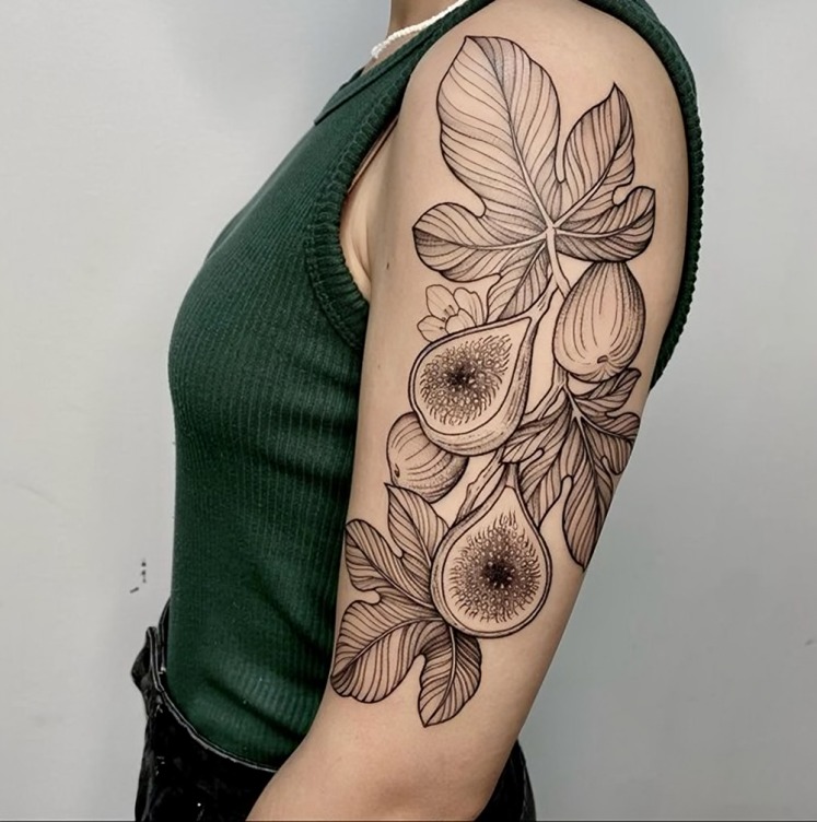 Brazo partes menos dolorosas para tatuajes