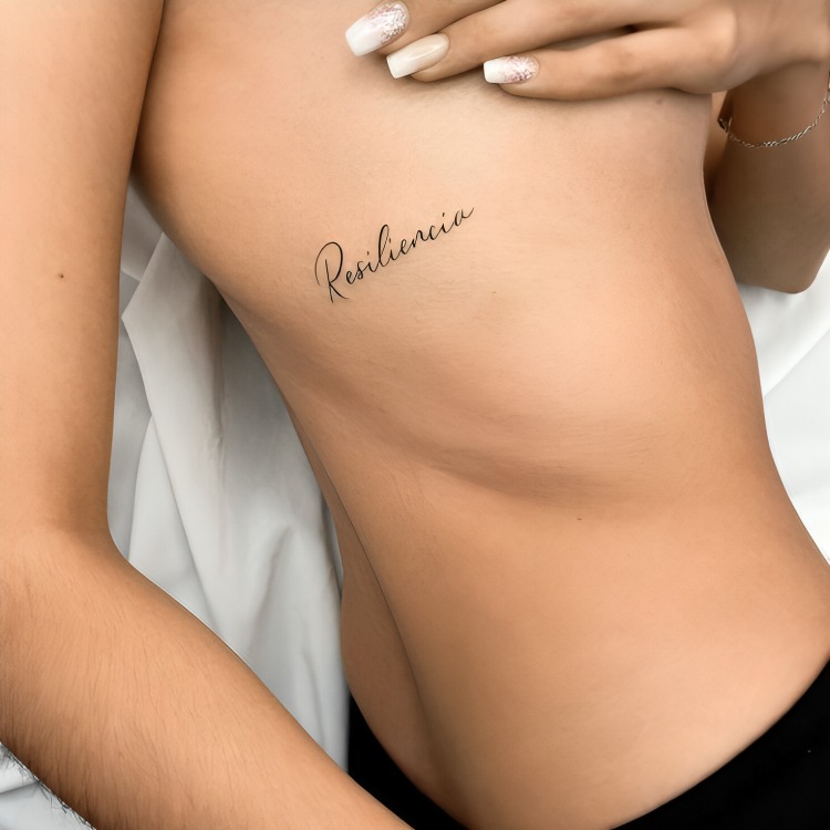 Costillas partes dolorosas para tatuajes