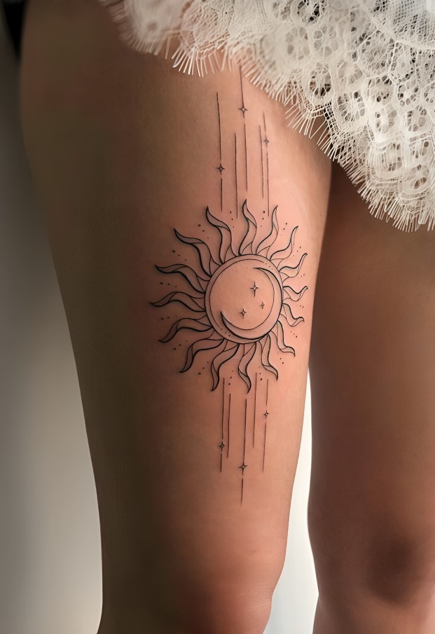 Piernas partes menos dolorosas para tatuajes