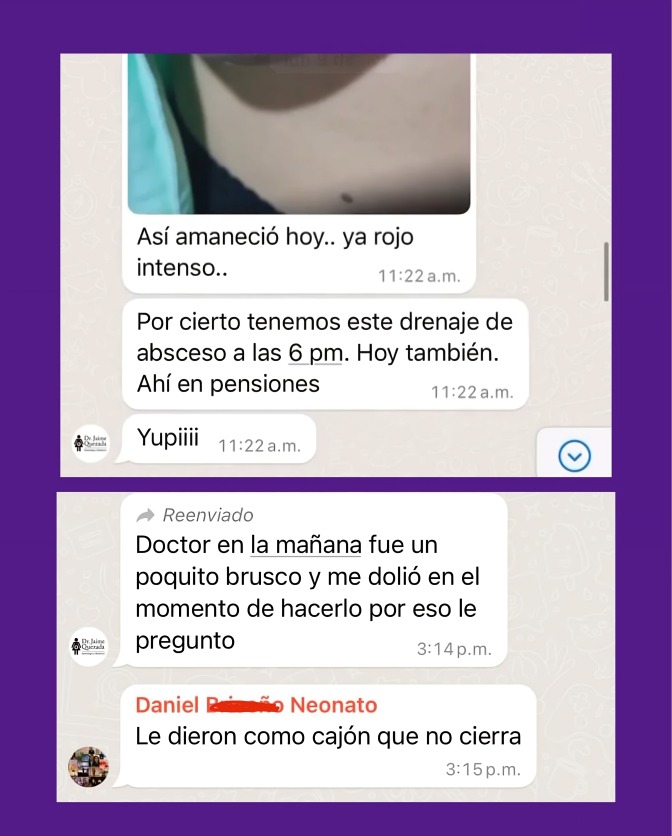 Conversaciones de ginecólogo con colegas sobre pacientes