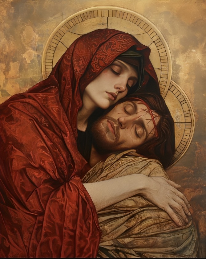 María, madre de Jesús durante la crucifixión