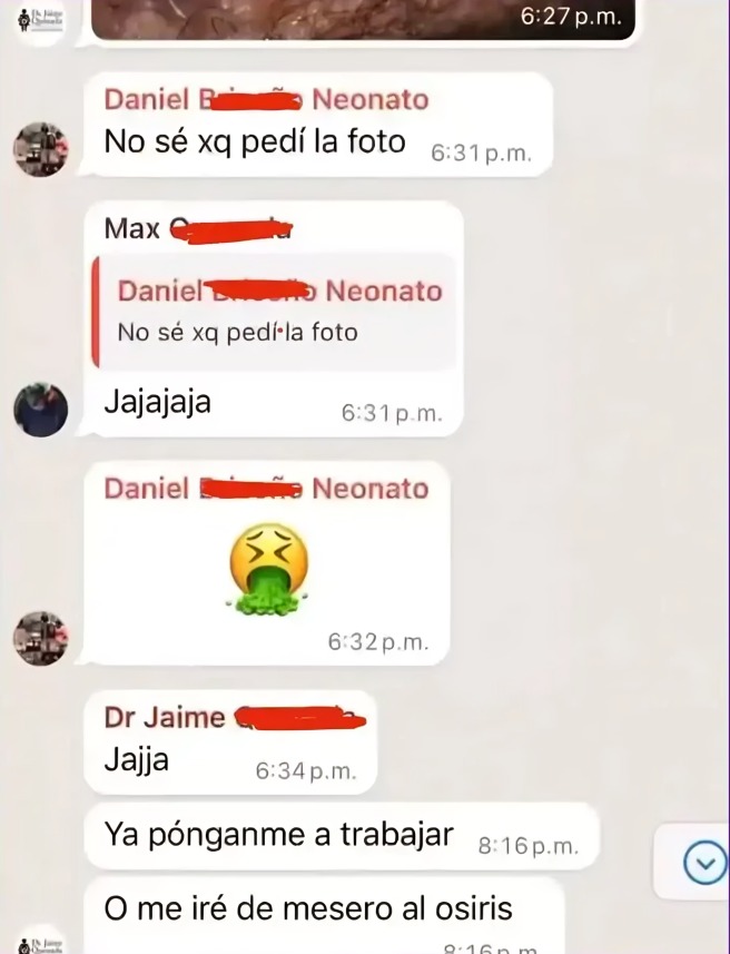 Revelan chats de ginecólogo compartiendo contenido íntimo de sus pacientes