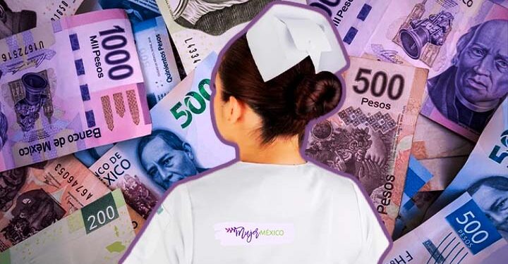 ¿Cuánto dinero gana una enfermera en México al mes?