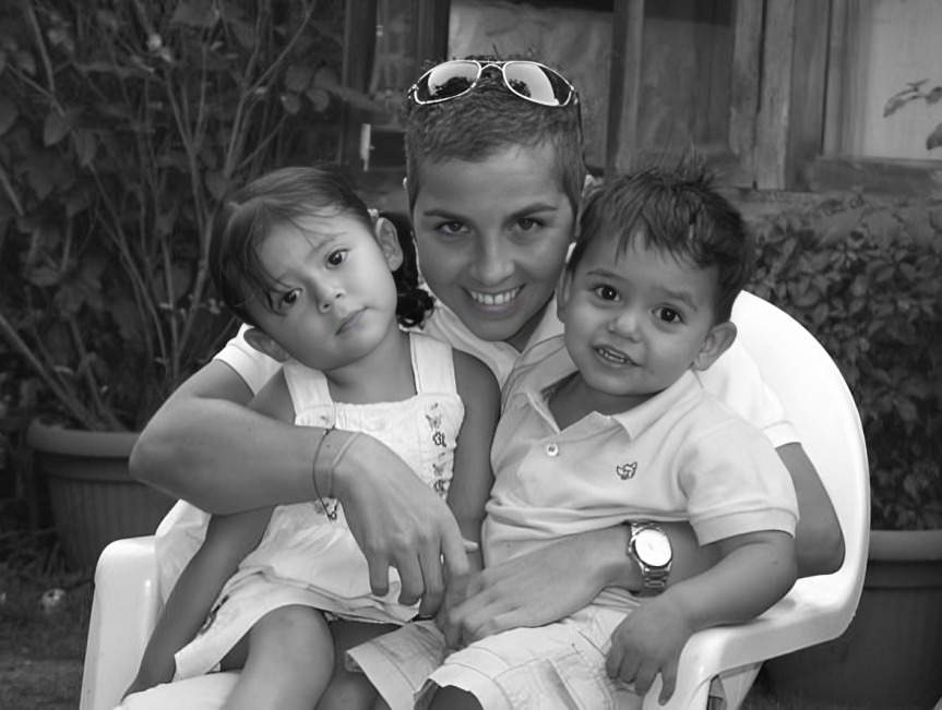 Ellos son los hijos de Federica Quijano
