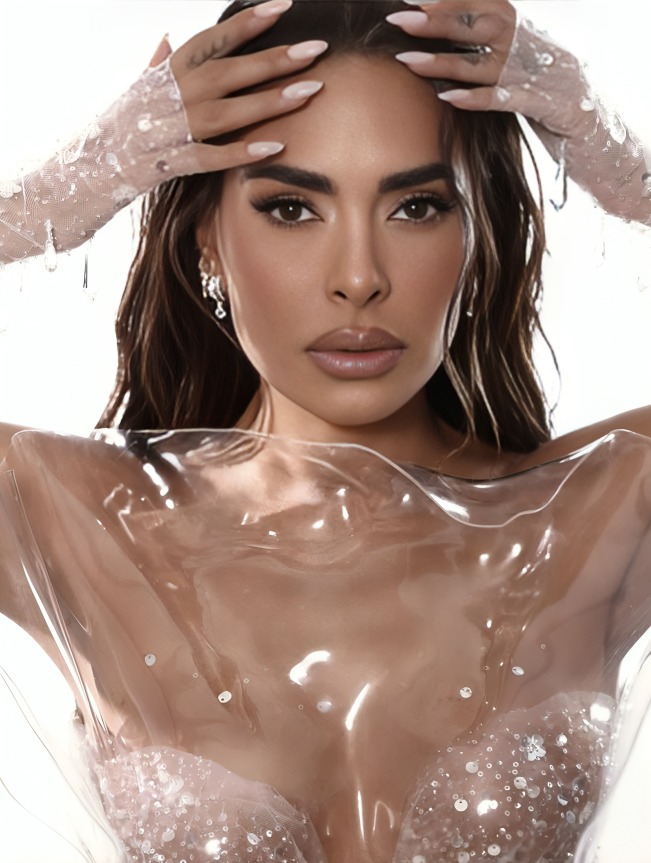 Vestido de Galilea Montijo en LCDLF