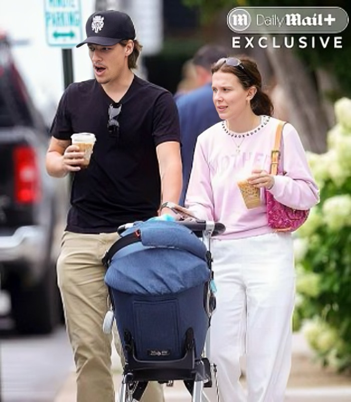 Captan a Millie Bobby Brown con su hija adoptiva