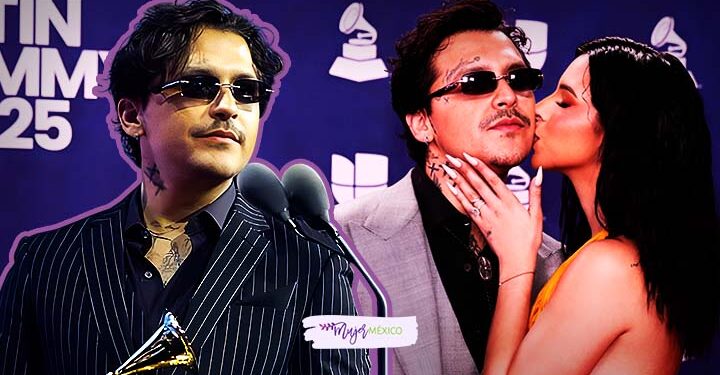 Christian Nodal olvida dedicar su Grammy a Ángela Aguilar