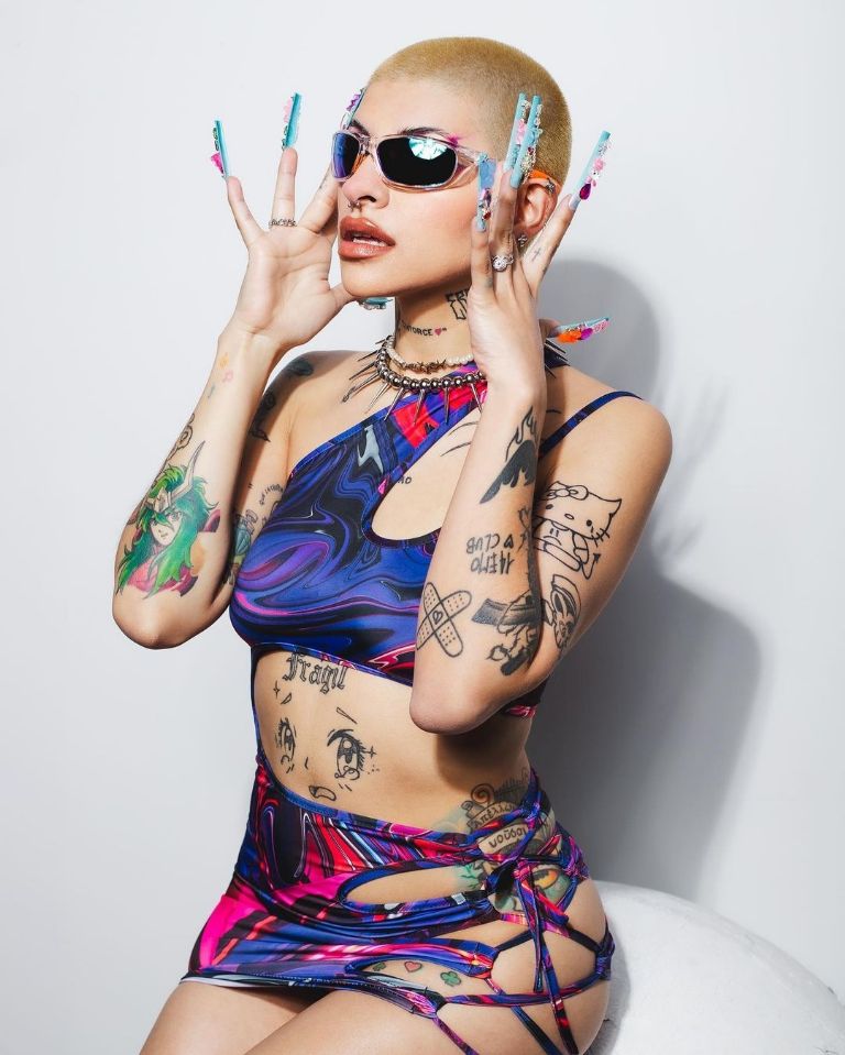 Cazzu antes y después de los tatuajes |FOTOS