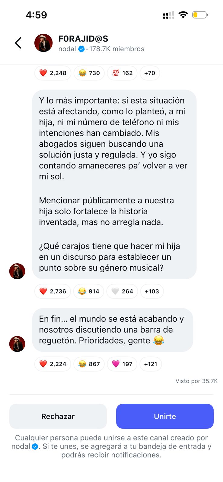 Nodal responde a Cazzu con violencia vicaria