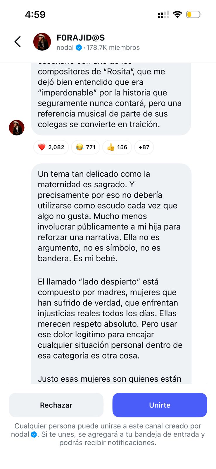 Nodal responde a Cazzu con violencia vicaria