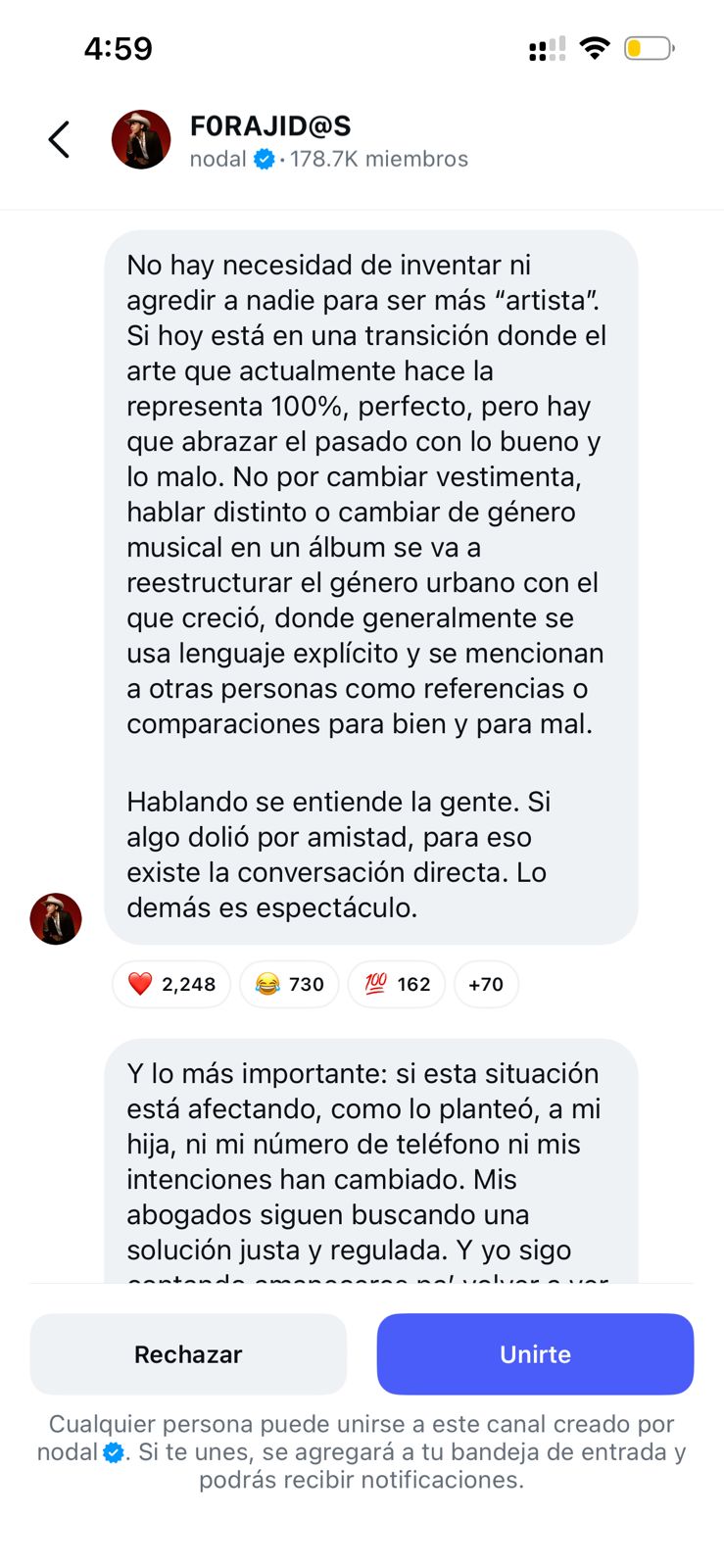 Nodal responde a Cazzu con violencia vicaria