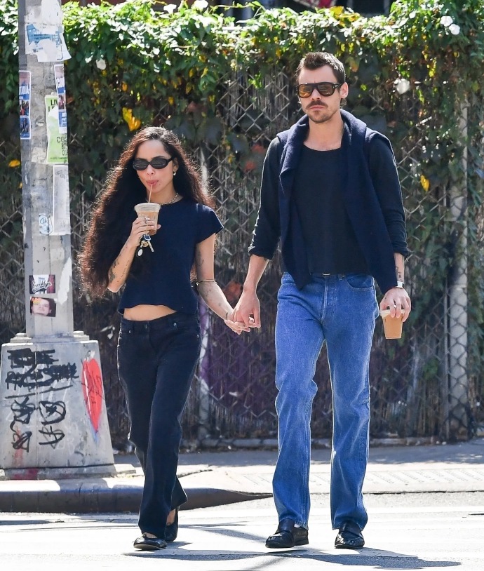Revelan compromiso de Harry Styles y Zoë Kravitz