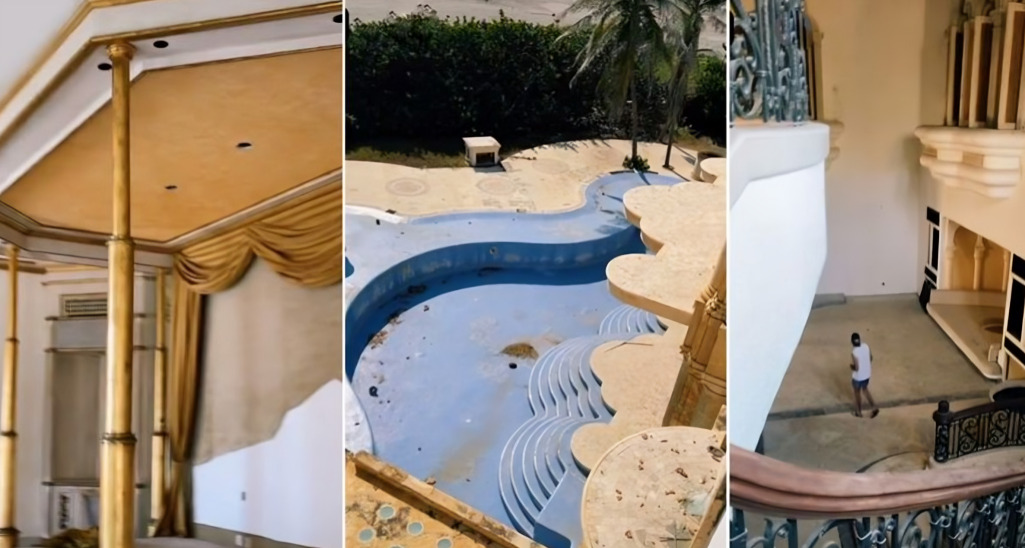 Así luce la mansión abandonada de Luis Miguel en Acapulco