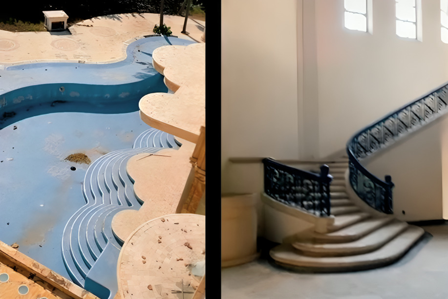 Así luce la mansión abandonada de Luis Miguel en Acapulco