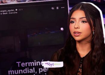 Ángela Aguilar reaparece tras la derrota de Argentina