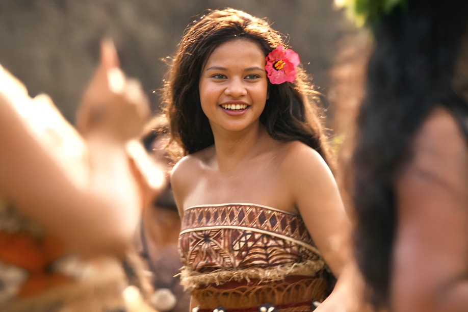 ¿Quién es la actriz que interpreta a Moana?'